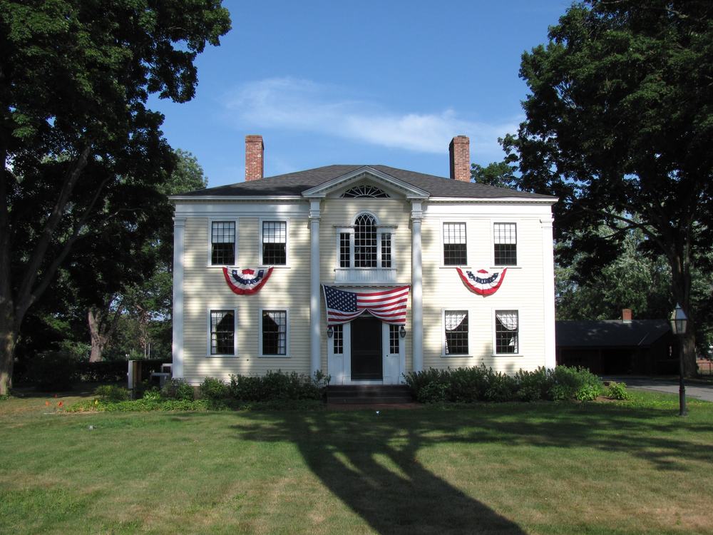 The historic Captain Charles Leonard House in Agawam, Massachusetts